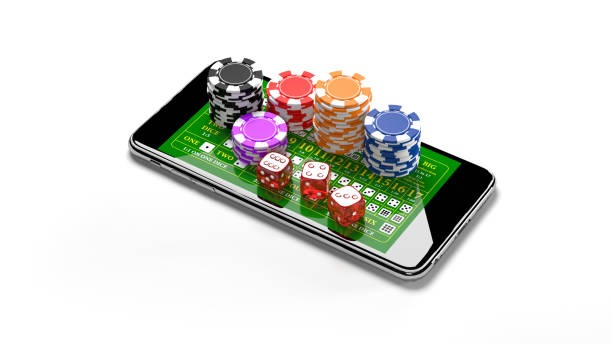 Gem-themed spin game interface